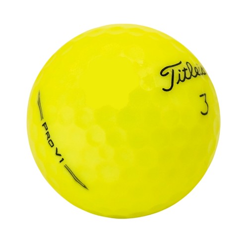Yellow Titleist Pro V1 2024 | Titleist | Online Golf Balls